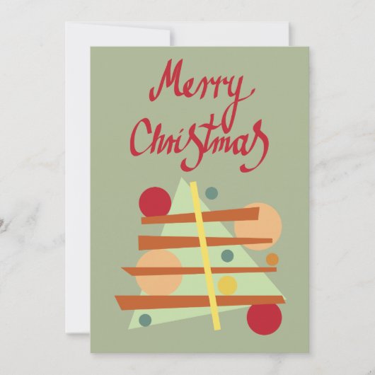 抽象芸術ツリー シーズンカード (正面)