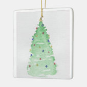 抽象芸術ツリー セラミックオーナメント (左)