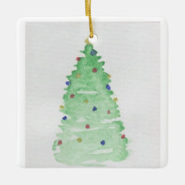 抽象芸術ツリー セラミックオーナメント
