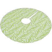 抽象芸術ツリー ブラッシュドポリエステルツリースカート (アングル)