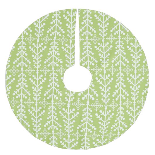 抽象芸術ツリー ブラッシュドポリエステルツリースカート (正面)