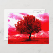 抽象芸術ツリー ポストカード (正面/裏面)