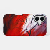 抽象芸術ツリー iPhone 16ケース (裏面横)