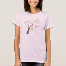 抽象芸術ツリー Tシャツ