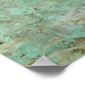 抽象芸術ツートーンアート ポスター (角)