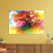 抽象芸術ツ絵を描リーのアートワーク キャンバスプリント (インサイチュ (リビング))