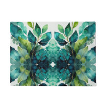 抽象芸術ティール（緑がかった色），グリーン，エメラルド，植物学