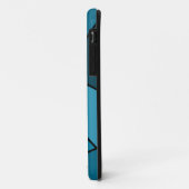 抽象芸術ティール(緑がかった色)ポリゴン Case-Mate iPhoneケース (裏面/左)