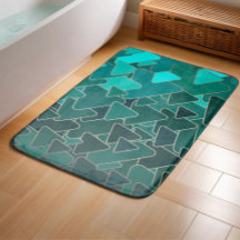 抽象芸術ティール（緑がかった色）三角形