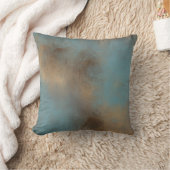 抽象芸術ティール（緑がかった色）芸術 |装飾用クッション クッション (ブランケット)