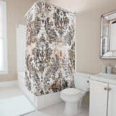 抽象芸術テクスチャグランジまたは背景アートテクスチャ シャワーカーテン (インサイチュ)