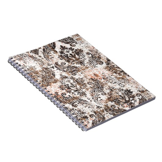 抽象芸術テクスチャグランジまたは背景アートテクスチャ ノートブック (右側)