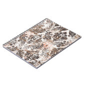 抽象芸術テクスチャグランジまたは背景アートテクスチャ ノートブック (左側)