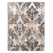 抽象芸術テクスチャグランジまたは背景アートテクスチャ ノートブック (正面)