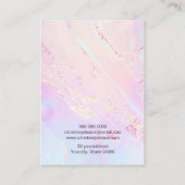 抽象芸術テクスチャディスプレイカード 名刺 (裏面)