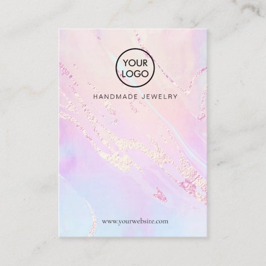 抽象芸術テクスチャディスプレイカード 名刺 (正面)