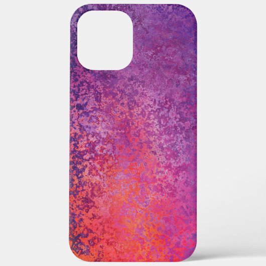 抽象芸術テクスチャデザイン（ピンクと紫） Case-Mate iPhoneケース (裏面)