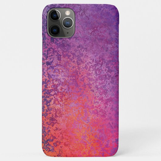 抽象芸術テクスチャデザイン(ピンクと紫) Case-Mate iPhoneケース (裏面)