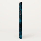 抽象芸術テクスチャブルーネブラ Case-Mate iPhoneケース (裏面/右)