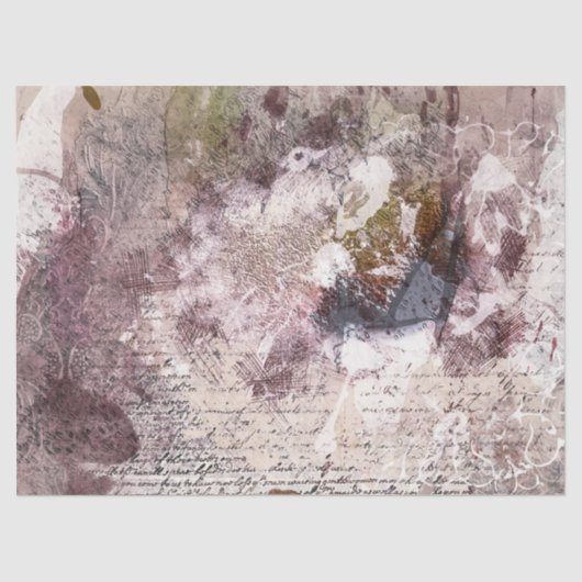 抽象芸術テクスチャベージュ背景デコページ 薄葉紙 (正面)