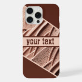 抽象芸術テクスチャ付きサーフェス iPhoneケース (裏面)