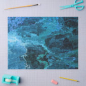 抽象芸術テクスチャ付き青の背景の切り離し 薄葉紙 (クラフト)