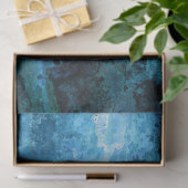 抽象芸術テクスチャ付き青の背景の切り離し 薄葉紙 (ギフト)