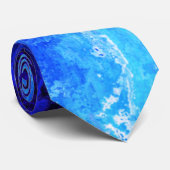 抽象芸術テクスチャ王室のブルーネックタイ ネクタイ (ロール)