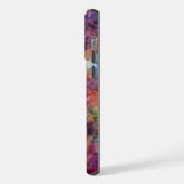 抽象芸術テクスチャ背景 iPhoneケース (左側面)