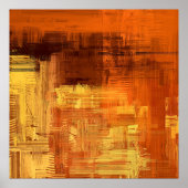 抽象芸術テクスチャ2dイラストレーション表情豊かな手 ポスター (正面)