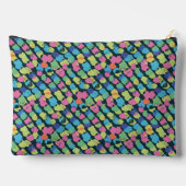 抽象芸術テクスチャ アクセサリーポーチ (裏面)