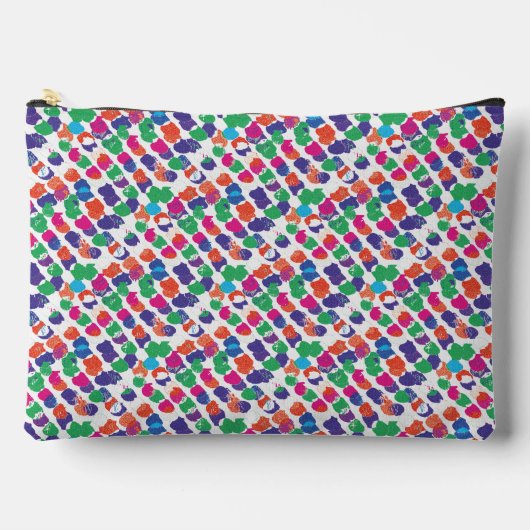 抽象芸術テクスチャ アクセサリーポーチ (正面)