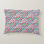 抽象芸術テクスチャ アクセントクッション (裏面)