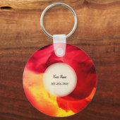 抽象芸術テクスチャ キーホルダー (正面)