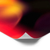 抽象芸術テクスチャ、ライトバックグラウンド ポスター (角)