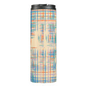 抽象芸術テクスチャ(交差ストライプ付き)パモダンット タンブラー (裏面)