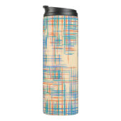 抽象芸術テクスチャ(交差ストライプ付き)パモダンット タンブラー (回転右)