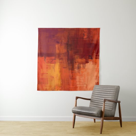 抽象芸術テクスチャ。2dイラストレーション表情豊かな手 タペストリー (インサイチュ)