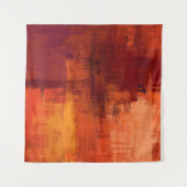 抽象芸術テクスチャ。2dイラストレーション表情豊かな手 タペストリー (正面)