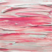 抽象芸術テクスチ絵を描ャのストローク シール (正面)