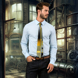 抽象芸術テクノ金属フラクタルタイ ネクタイ