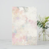 抽象芸術テグランジクスチャ(水色絵を描2) 便箋 (スタンド正面)