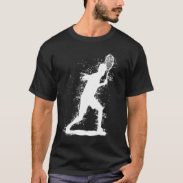抽象芸術テニスデザイン Tシャツ