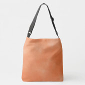 抽象芸術テラコッタオレンジグラデーション クロスボディバッグ (裏面)
