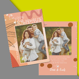 抽象芸術テラコッタデザインフォトハッピーホリデイズ