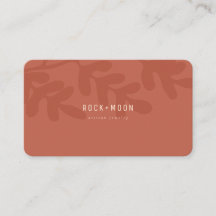 抽象芸術テラコモダンッタブラウンボタニカル葉