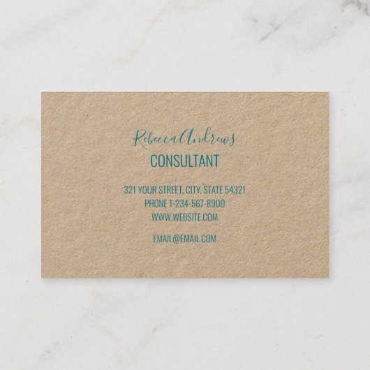 抽象芸術テラゾモザイクカラフルレインボーパターン 名刺 (裏面)