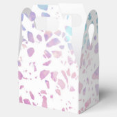 抽象芸術テラゾモザイクピンク&ブルーパターン フェイバーボックス (オープン)