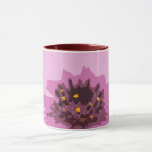 抽象芸術デイジーカラフルかわいらし花 マグカップ (中央)
