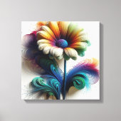 抽象芸術デイジー キャンバスプリント (正面)